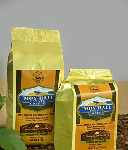 Jamaica Blue Mountain Single Estate Special Reserve Coffee Grounds, 16 oz