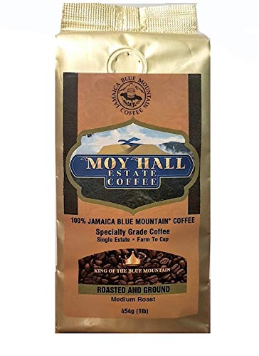 Jamaica Blue Mountain Single Estate Special Reserve Coffee Grounds, 16 oz