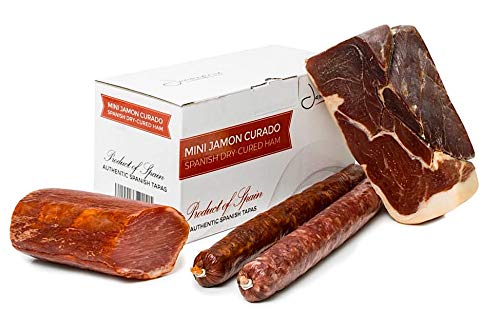 Jamón Serrano Curado Deshuesado 1 kg + Lomo Duroc Natural 250 gr + Chorizo Extra Vela Dulce 200 gr + Salchichón Vela 200 gr