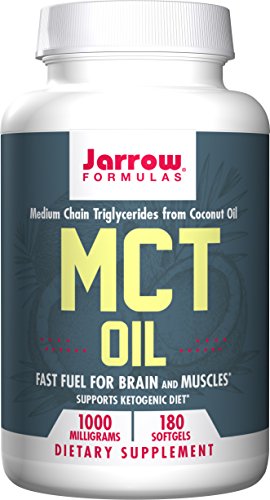 Jarrow Formulas Mct Oil, 1000Mg - 180 Softgels - 180 Cápsulas