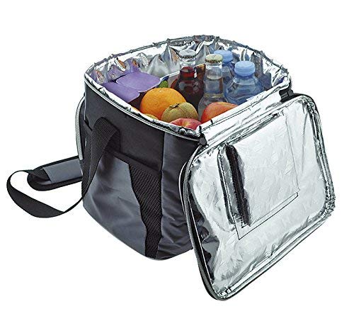 Jata Hogar Take Away Bolsa térmica Porta Alimentos, Gris y Negro, 0 cm