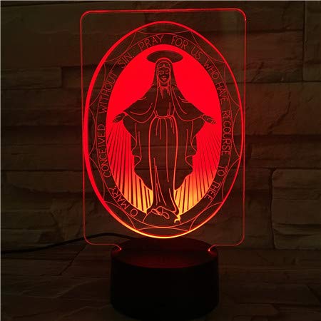 Jesus Light Phantom Table Lamp Mood Light Touch Control Remoto Cambio de Color lámpara para el hogar Novela Regalo para niños