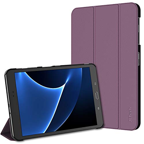 JETech Funda para Samsung Galaxy Tab A 10,1 2016 (SM-T580 / T585, No para el Modelo 2019) Carcasa con Soporte Función, Auto-Sueño/Estela, Púrpura