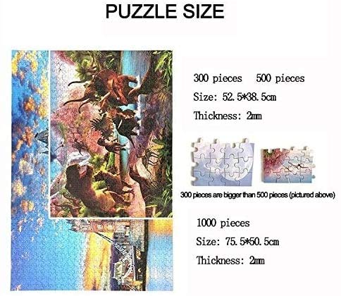 Jigsaw Puzzle Animado Rompecabezas-Adult 500/1000 Pieza del Rompecabezas de Madera de su cumpleaños par Nombre Animado (Size : 500 Pieces)