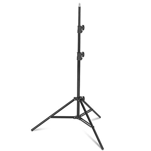 JINBEI SJ-190 - Soporte de luz estroboscópica para Estudio fotográfico (aleación de Aluminio, 200 cm, para iluminación de vídeo, Retrato y fotografía, relfectores, softboxes, Paraguas)