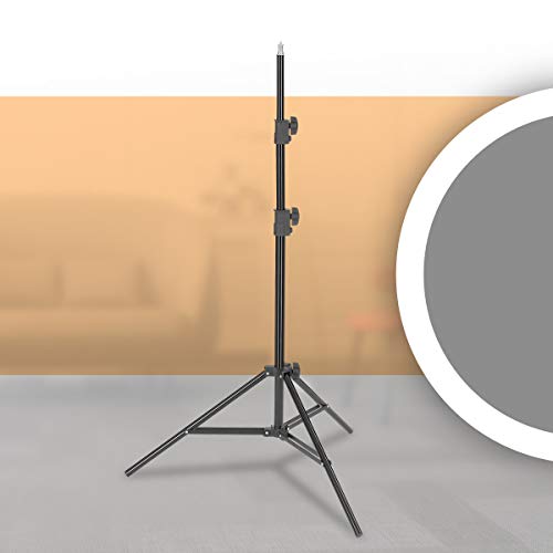 JINBEI SJ-190 - Soporte de luz estroboscópica para Estudio fotográfico (aleación de Aluminio, 200 cm, para iluminación de vídeo, Retrato y fotografía, relfectores, softboxes, Paraguas)