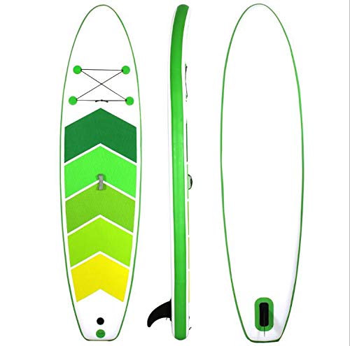 JINNIN Juego de Tablas de Surf hinchables para Adultos Sup Paddle Board, la dureza es comparable a la Tabla de Surf de Tablas rígidas, con Material de PVC, Adecuado para Ejercicio Novato, con 160 kg