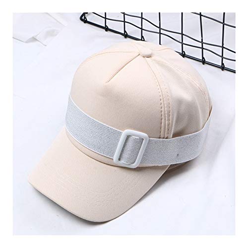 JINRONG Azucarada Sólido Coloración Gorra De Béisbol Al Aire Libre Protección Solar Temperamento Femenino (Color : Beige)