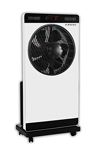 Jocel JVAB030528 Ventilador nebulizador, 80 W, 2 litros, Plástico, 3 Velocidades, Blanco