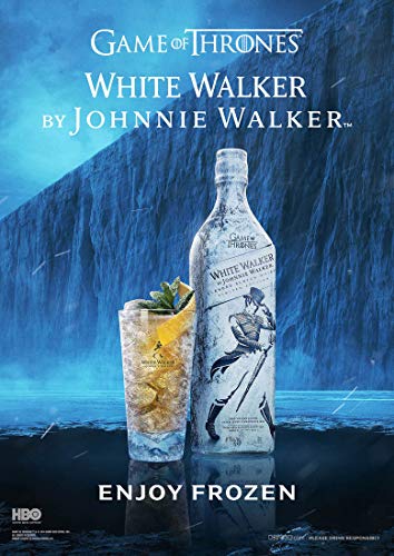 Johnnie Walker White Walker Whisky Escocés, Edición limitada Juego de Tronos - 700 ml