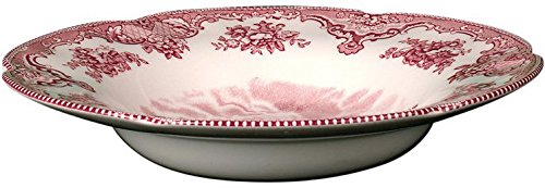 Johnson Bros viejo Bretaña castillos - rosa, juego de 6 tazones de sopa de montura 22 cm (segunda calidad)*