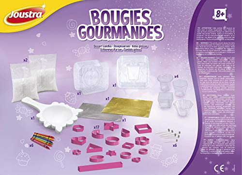 Joustra J45047 - Juego de gourmandas para Hacer Velas de Cera para pastelería, Tartas y Cupcakes, Multicolor