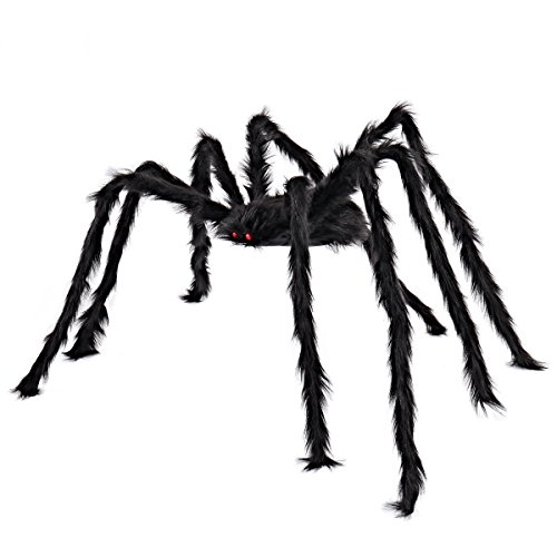 JOYIN 160cm Gigante Araña Peluda Halloween Decoraciónes  Juguetes para La Fiesta