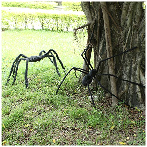 JOYIN 160cm Gigante Araña Peluda Halloween Decoraciónes  Juguetes para La Fiesta