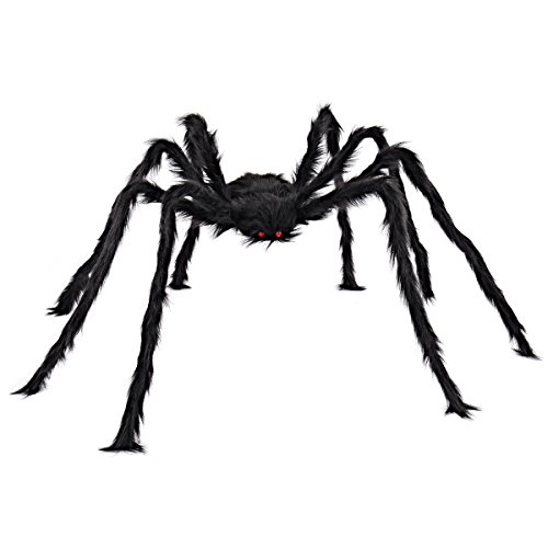 JOYIN 160cm Gigante Araña Peluda Halloween Decoraciónes  Juguetes para La Fiesta