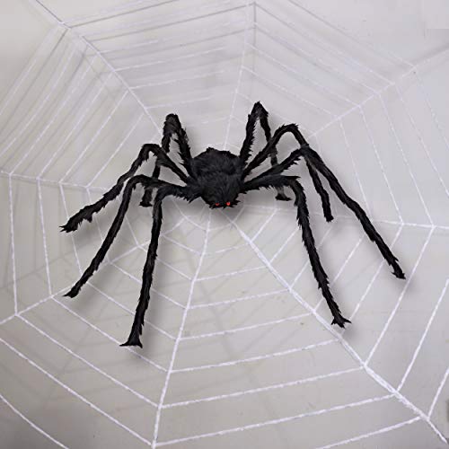 JOYIN 160cm Gigante Araña Peluda Halloween Decoraciónes  Juguetes para La Fiesta