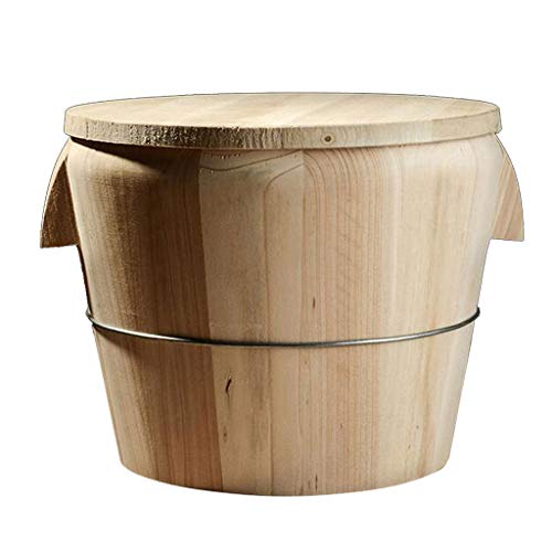 joyMerit Bol De Mezcla De Madera Sushi Oke Hangiri - 21cm