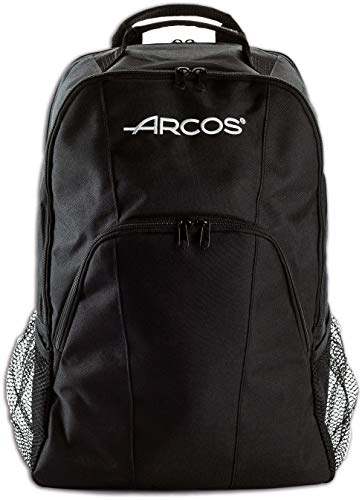 Juego Cuchillos de Cocina Profesional Arcos Riviera Blanc con Mochila y Bolsa Porta Cuchillos (Edición Especial Bricolemar Blanc)