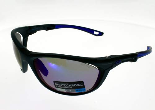 Julbo Race 2.0 Octopus Gafas de Sol Lente ahumada antiempañamiento Hombre, Hombre, Color Bleu Foncé/Bleu Clair/Bleu, tamaño Talla única