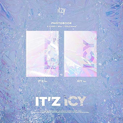 JYP Entertainment ITZY - IT'z Icy 1CD+80p Photobook + 2Photocards+Pre-Order Benefit+Folded Poster+Double Side Extra Photocards Set