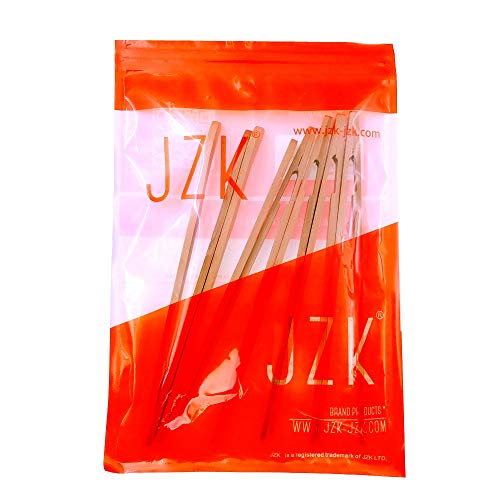 JZK 6 x Pinzas de Cocina bambú alicates pequeños para tostadora Cocina Tostadas Alimentos Ensalada Comida, Pinzas para Tocino té