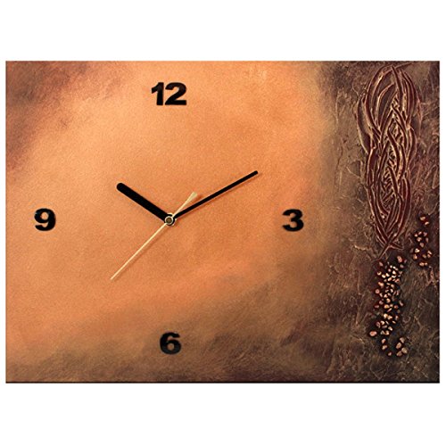K Edition k1041 Caballero – Reloj de pared de cuarzo mano único Terracota