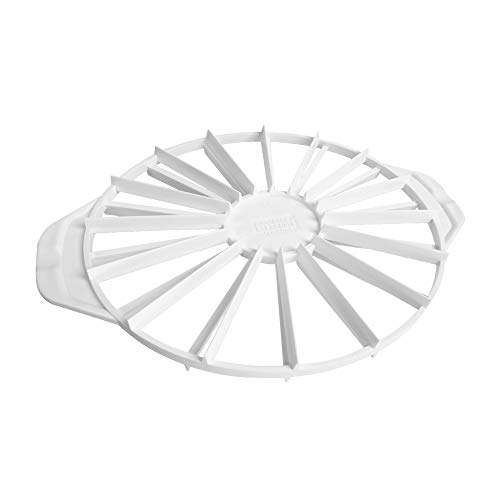 Kaiser Pâtisserie Cortador de porciones para Tarta, De plástico, Blanco