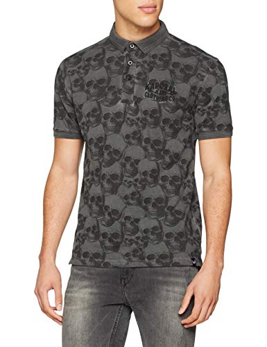 KAPORAL Bones Polo, Gris (TITANI), Large para Hombre