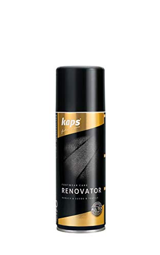 Kaps Renovator - Spray Nobuck, Ante y Terciopelo - Renovación del Color, Restauración y Cuidado - Revive y Revitalizo los Zapatos y Bolsos (112 - Rojo)