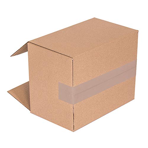 KARTOX | Cajas de Cartón | Canal Simple Reforzado | Caja almacenaje | Dimesiones: 40 x 30 x 20 | Caja con solapa | 20 Unidades