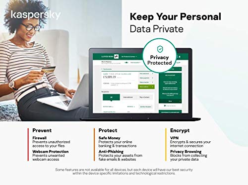 Kaspersky Internet Security 2018 | 3 Licencias/Dispositivos | 1 Año | PC / Mac / Android | Código dentro de un paquete con fácil apertura, certificado