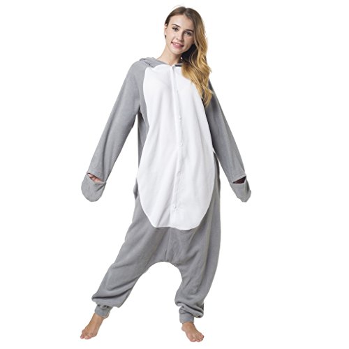 Katara-(10+ Modelos Disfraz Animal Pijama De Una Pieza Adulto Color Sello Talla 155-165cm(M)(1744)