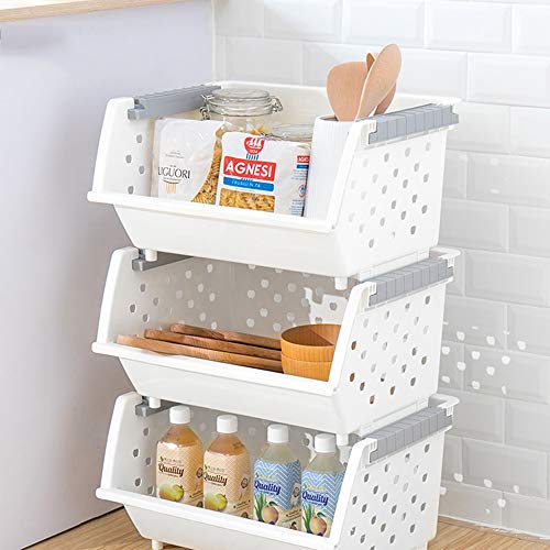 Kcakek Apilable cesta del almacenaje de juguete de plástico cesta del almacenaje de la cocina de múltiples capas de baño rack rack multifuncional Organizador de escritorio dispositivo de almacenamient