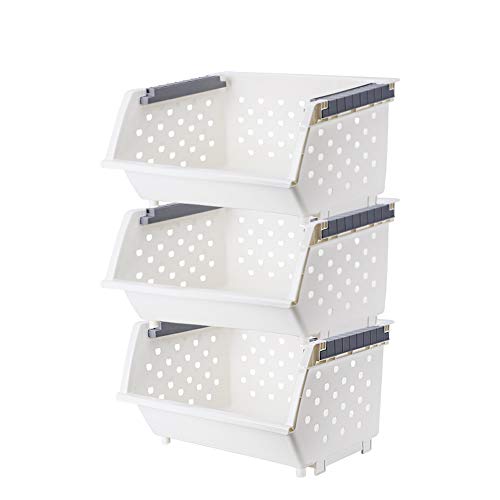 Kcakek Apilable cesta del almacenaje de juguete de plástico cesta del almacenaje de la cocina de múltiples capas de baño rack rack multifuncional Organizador de escritorio dispositivo de almacenamient