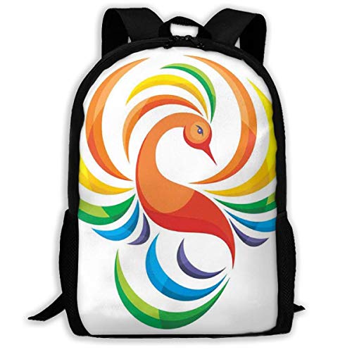 KDRW Mochila para portátil Travelc para Adultos, Planta de Barril con Flor Amarilla en una Maceta Dibujos Animados de follaje Tropical floreciente, Mochila para Ordenador de la Escuela universita