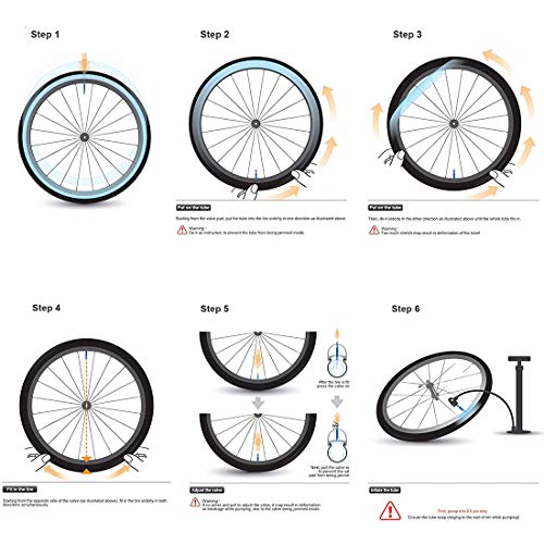 KECRULV Palancas Neumatico Bicicleta Acero, 3pcs Herramienta de Metal Palanca para Reparación de Neumáticos de Bicicleta con 6 Parche de Reparación de Punción de Bicicleta Autoadhesivo y Rallador