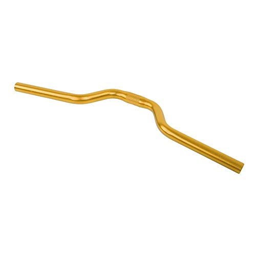 Keenso Manillar de Bicicleta, aleación de Aluminio Bicicleta de montaña Barra elevadora Ciclismo Deportes Barra elevadora Componentes 25.4 mm × 520 mm(Dorado)