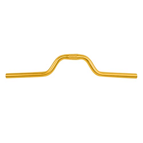 Keenso Manillar de Bicicleta, aleación de Aluminio Bicicleta de montaña Barra elevadora Ciclismo Deportes Barra elevadora Componentes 25.4 mm × 520 mm(Dorado)