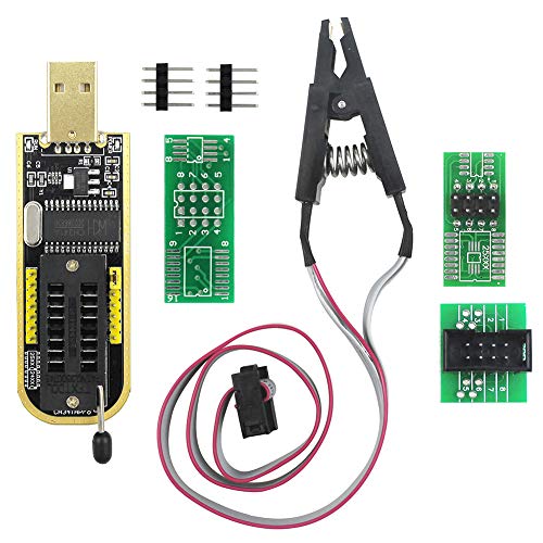 KeeYees SOP8 SOIC8 Clip de Prueba para EEPROM 25CXX / 24CXX + CH341A USB Programador Flash BIOS EEPROM 24 25 Serie