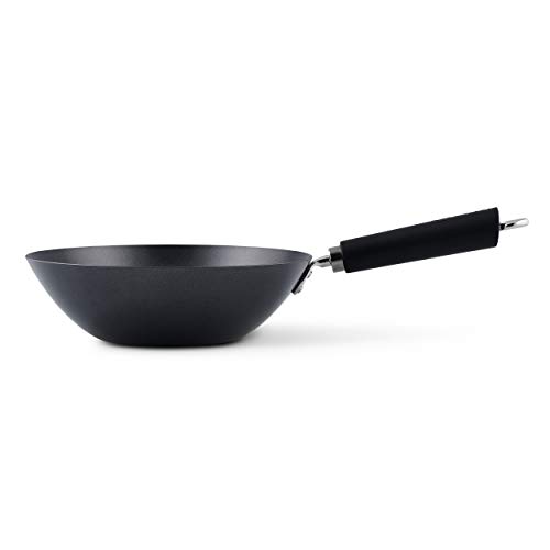 Ken Hom WKH427001 Wok, Color Negro, Acero al Carbono, 27 cm