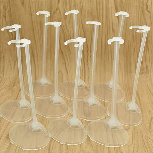 Kesheng 10pcs Stands Transparents Support pour Poupée Barbie Dolls