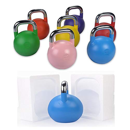 Kettlebells AGYH Tinte De Color De Acero Pesas Rusas, Pesas Competencia Profesional, Entrenamiento De La Fuerza De Maquinaria En Gimnasio En Casa, 4kg / 6kg / 8 Kg / 12 Kg / 16kg / 20kg