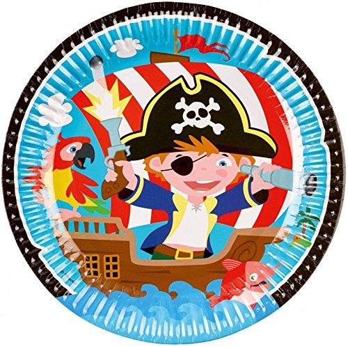 Kids Party World Set de decoración para Fiesta de 36 Piezas con diseño de Piratas.