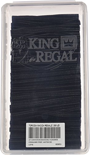 King Regal Torcida Maciza Regaliz - estuche 200 unidades