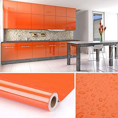 KINLO Pegatina para 0.61*5M / Rollo Muebles, Engomada Autoadhesiva de PVC para Decorar y Proteger, Pegatina para Muebles/Cocina/Baño, a Prueba de Agua/Moho