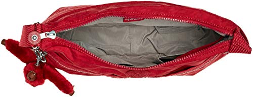 Kipling - Izellah, Bolsos bandolera Mujer, Rojo (Radiant Red C), 12x33x23 cm (B x H T)