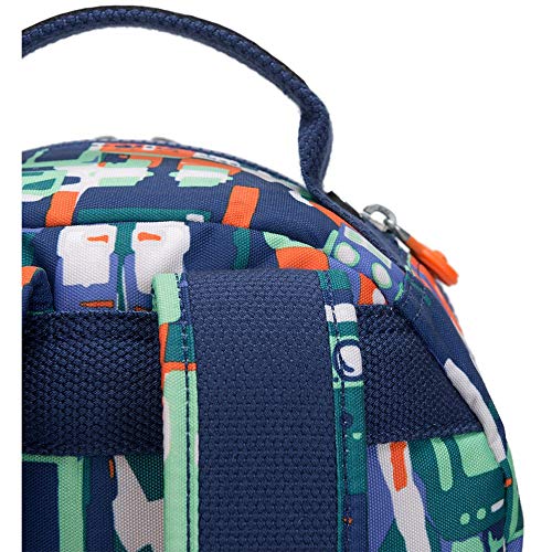 Kipling Seoul S Mochila Escolar, Rosa (Robot Camo Azule)