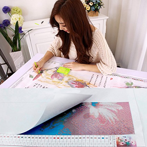 Kit de pintura con diamantes 5D,DIY 5d diamond painting buda motivo flor de cristal, decoración de pared,cuadros punto de cruz kit 30 x 30 cm