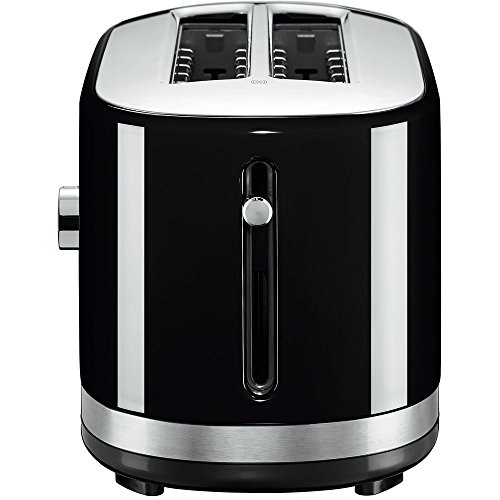 KitchenAid 5KMT4116 - Tostador (2 rebanada(s), Negro, Plata, Metal, Botones, Giratorio, 1800 W, 220-240 V)