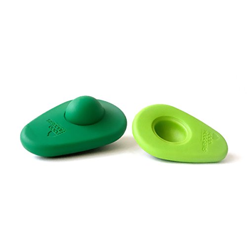 Kitchencraft - Envase de Silicona para Guardar Aguacate, Multicolor (Set de 2)